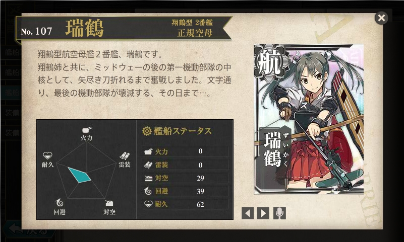 瑞鶴 - 艦隊これくしょん ～艦これ～ 攻略＆2chまとめwiki - atwiki